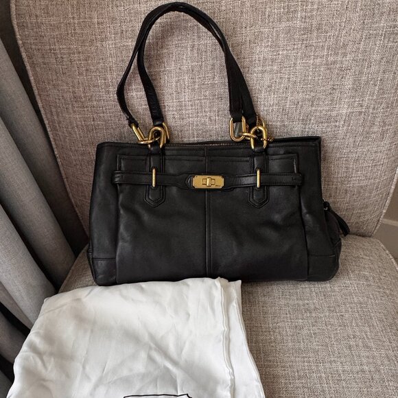 Coach Handbags - Vintage Coach Chelsea Jayden Purse - Real  Leather and Gold Brass Hardware